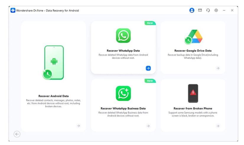 recover whatsapp data feature 
