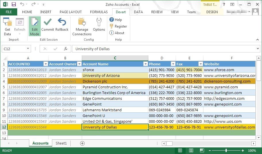 Devart Excel Addins free download