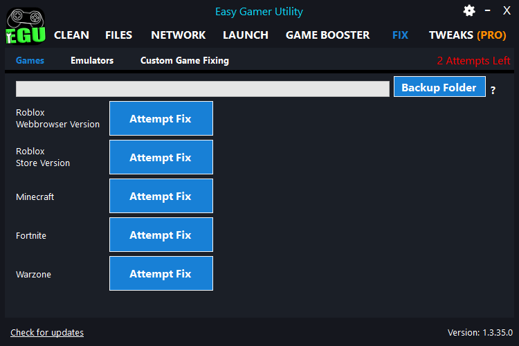 Easy Gamer Utility PRO free download