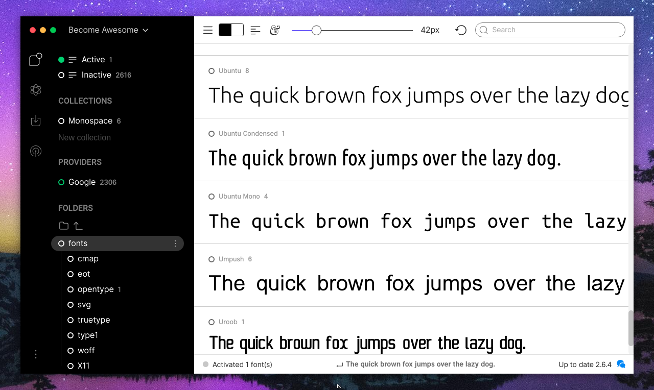 FontBase Awesome 2.22.67 download free