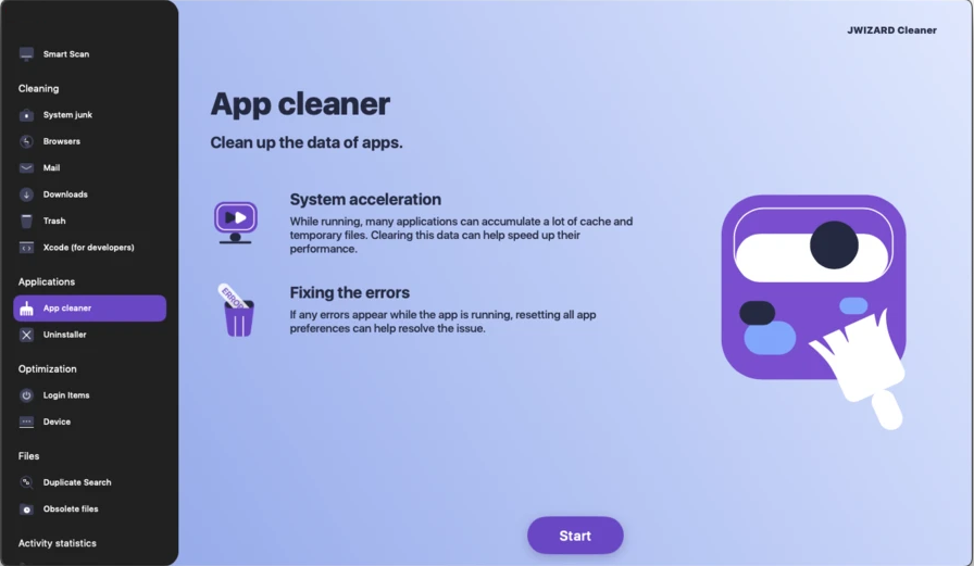 JWIZARD Cleaner download free