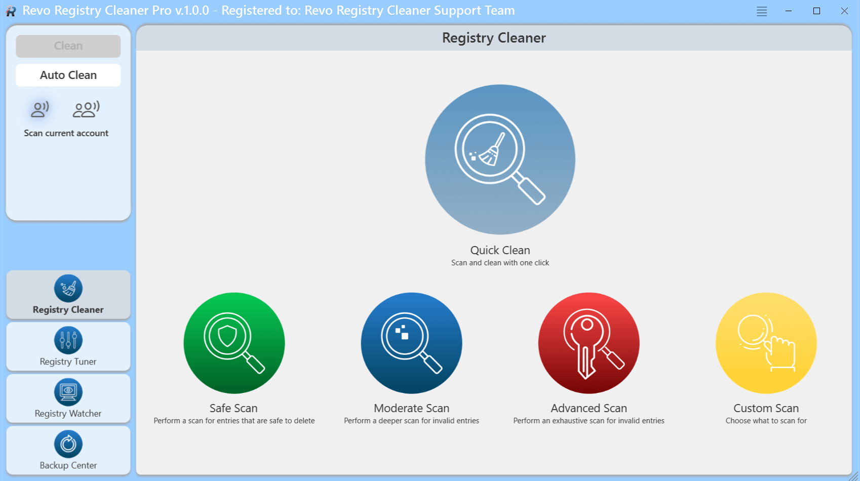 Revo Registry Cleaner Pro 1.5.6 free download