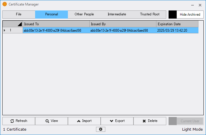 Certificate Manager Download Free