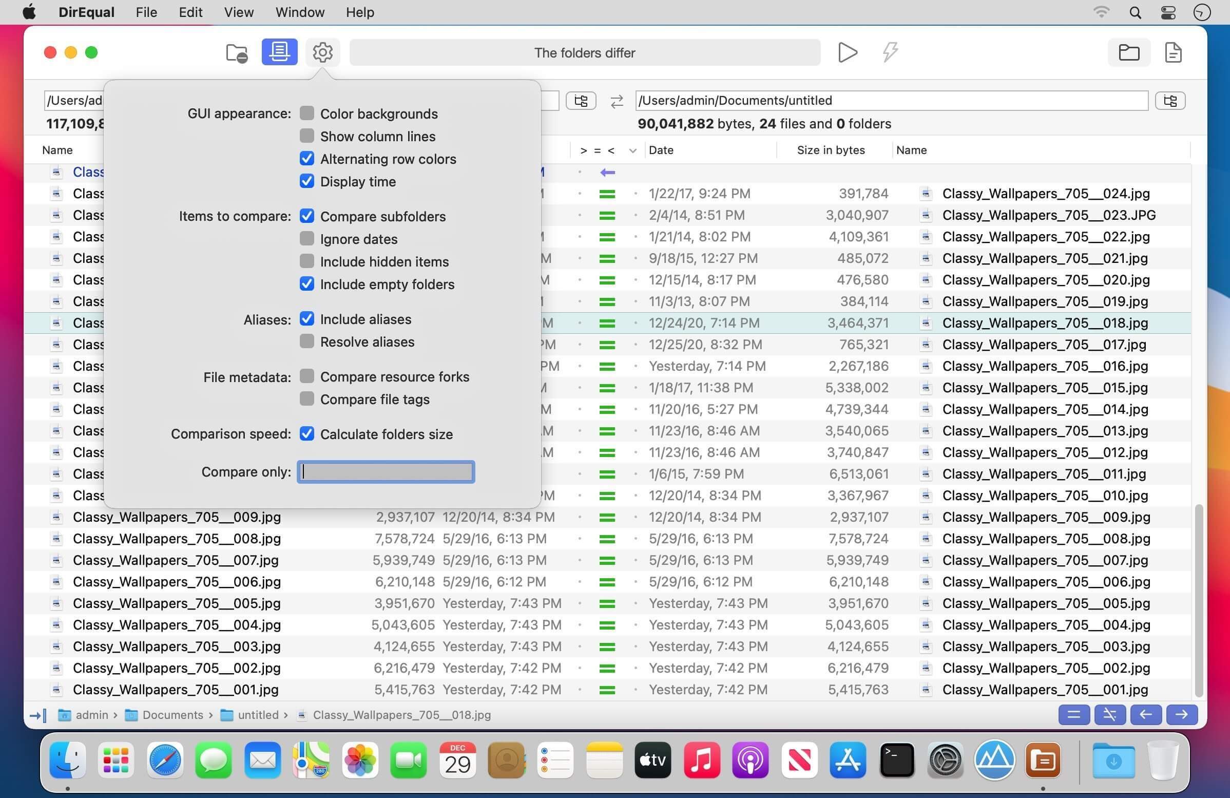 Download DirEqual Free