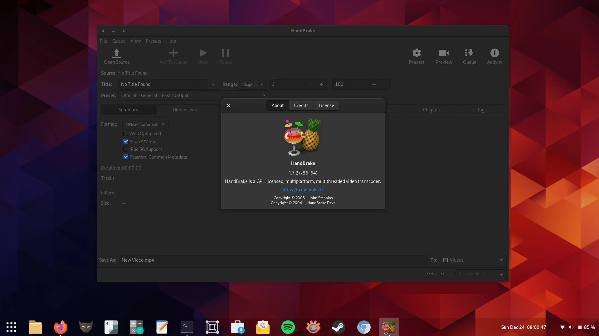 Download Handbrake Free