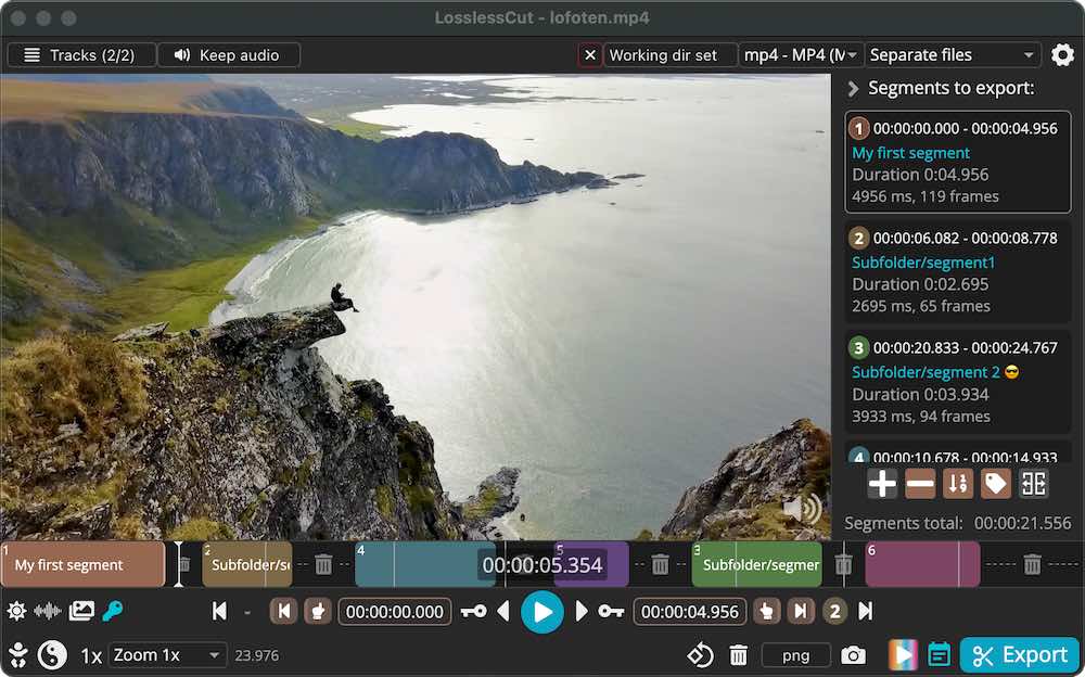 LosslessCut For Mac Free Download