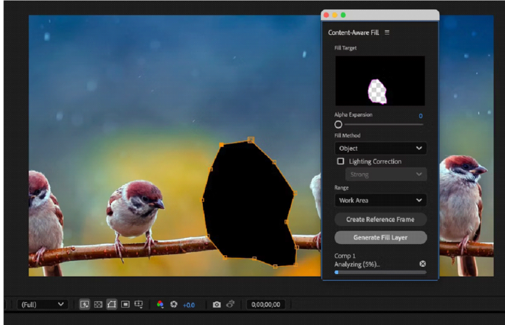 remove object from video