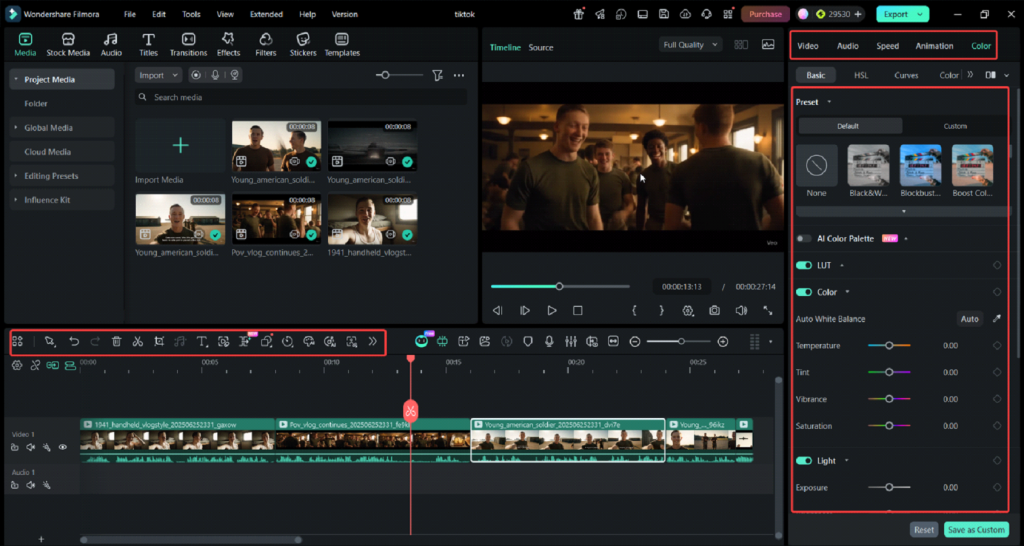 remove object from video with filmora